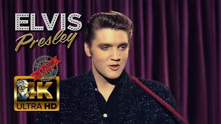 Elvis Presley - Blue Suede Shoes (1956) AI 4K Enhanced Stabilized