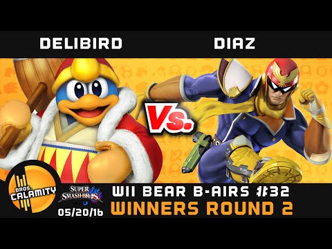 WBB #32 | Delibird (DDD) vs Diaz (Falcon, Mario) - Winners Round 2 - Sm4sh Singles