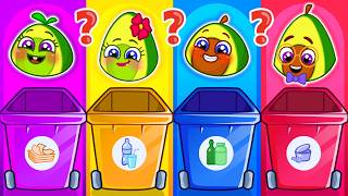 Story Marathon - Let's Clean Up the Trash Together! 🗑️🧹Pick Up + Throw Away🎵VocaVoca🥑Show Kids Songs