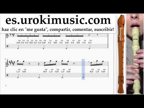 Como Tocar flauta dulce B. Ozuna x Romeo Santos - El Farsante Remix Tablatura um-i927