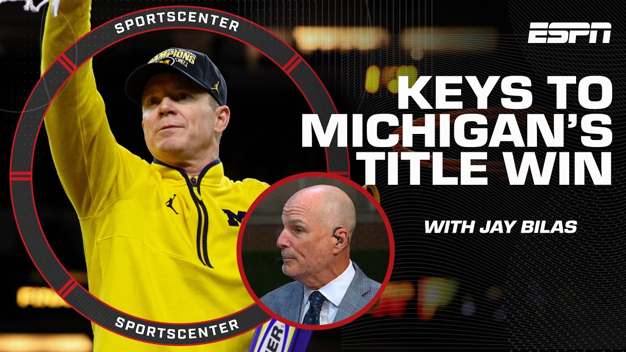 Jay Bilas lauds Michigan’s ‘gritty’ defense in title win vs. UConn | SportsCenter