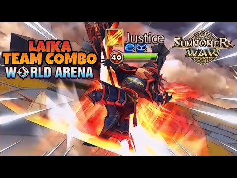 Laika Team Combo in World Arena Ep. 2 - Summoners War
