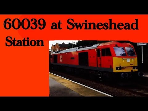 Class 60 60039 at Swineshead Station - 21/06/19