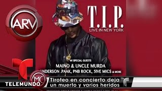Varios heridos y 1 muerto en tiroteo de concierto de rap | Al Rojo Vivo | Telemundo