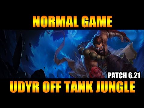 NORMAL GAME - UDYR (OFF TANK) JUNGLE [PT-BR] Patch 6.21