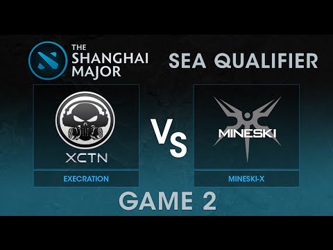 The Shanghai Majors - Execration vs Mineski-X - Game 2 - Best of 2 | Denki and Lon