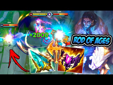SYLAS CURA MUITO COM ESSE NOVO ITEM !! - LEAGUE OF LEGENDS