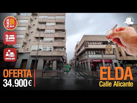 ✅  VENDIDO ✅☀️ELDA ☀️34.900 € 🔥Calle Alicante/ 3 habitaciones / Amueblado