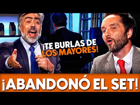 ¡ABANDONÓ EL SET! BRUTAL CRUCE entre GIOVANNI CALDERÓN y RODRIGO RETTIG por CONTRIBUCIONES