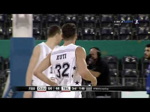 2017.11.15 Nandor Kuti Alley-Oop Dunk vs. BC Dinamo Tbilisi