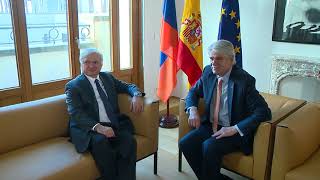 Foreign Minister Edward Nalbandian met with Minister of Foreign Affairs and Cooperation of Spain
