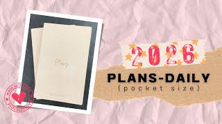 Inside the Plans – Daily Planner (2026) | Pocket Size Daily Planner Walk-Through
