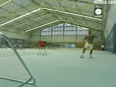 Federer training video