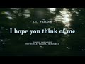I Hope You Think Of Me (Official Lyric Video)