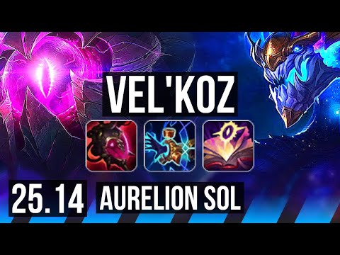 VEL'KOZ vs AURELION SOL (MID) | Godlike | EUW Diamond | 25.14