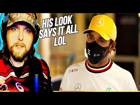 Loud V10 F1 Car Blasts Past Lewis Hamilton Interview, His Reaction is Priceless!