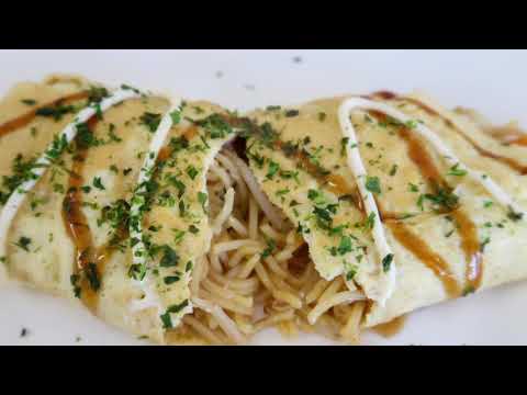 Omu-Soba, Omelette with Yakisoba Noodles
