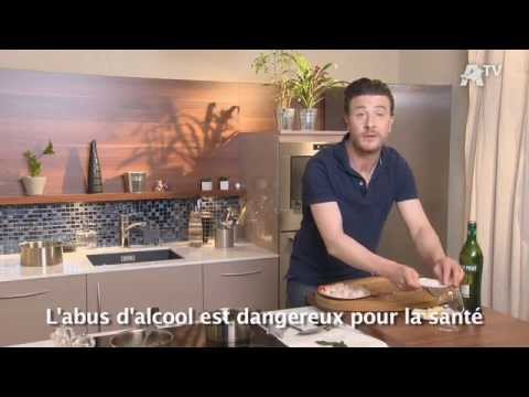 Recette de cuisine - Filet de merlan, sauce au noilly prat et chips de sauge