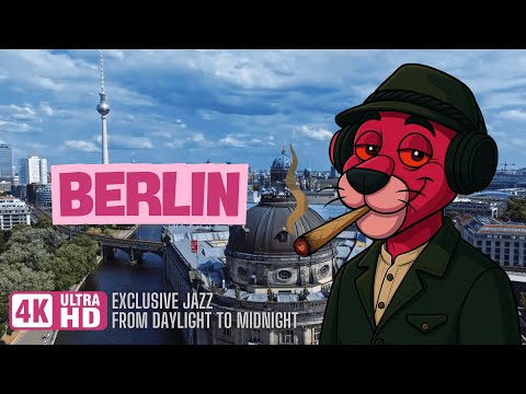 Berlin 4K Skyline & Deep Jazz 2026 🇩🇪 Focus Music for Work