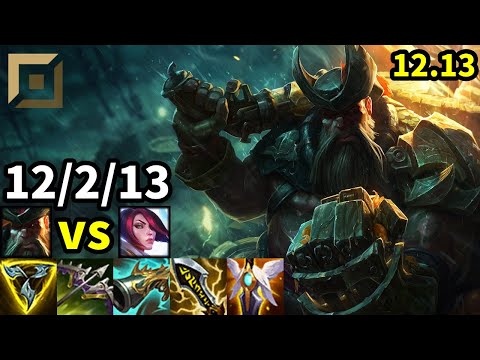 Gangplank Top vs Fiora - KR Challenger | Patch 12.13