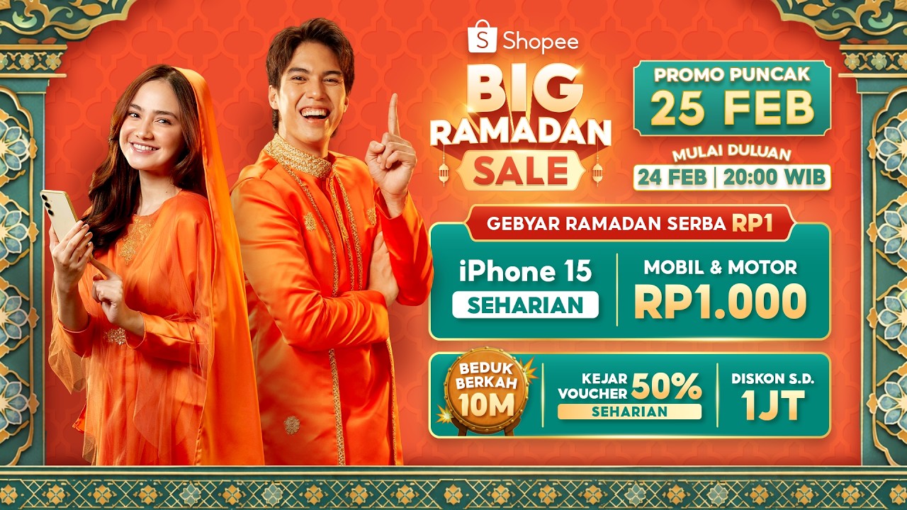 Nantikan Shopee Big Ramadan Sale Midnight Sale 25 FEB