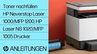 So füllen Sie Toner mit einem Toner-Nachfüllkit bei HP Neverstop Laser 1000/MFP 1200, HP Laser NS 1020/MFP 1005 Druckerserien nach