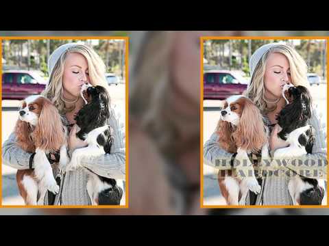 Julianne Hough French Kisses Her Dog
