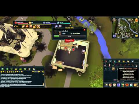 RuneScape make money leveling smithing p2p