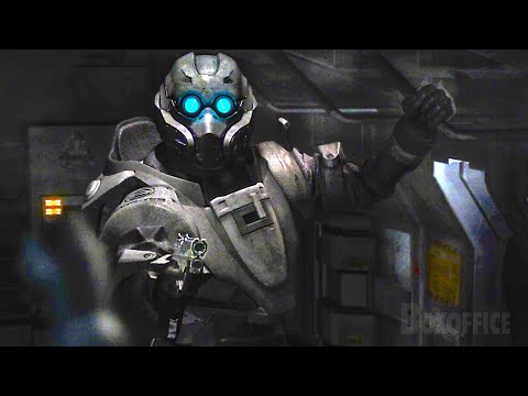 Space Marines VS Soul Eating Bug | Final Fantasy: The Spirits Within | CLIP