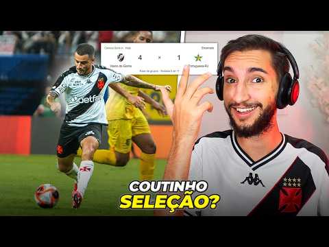 Vasco 4 x 1 Portuguesa - COUTINHO VAI VOLTAR PRA SELEÇÃO BRASILEIRA? 🇧🇷