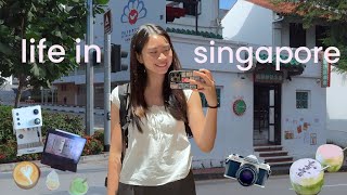 a slow week in my life in singapore | morning routine, cafe dates, photowalks, trip to JB