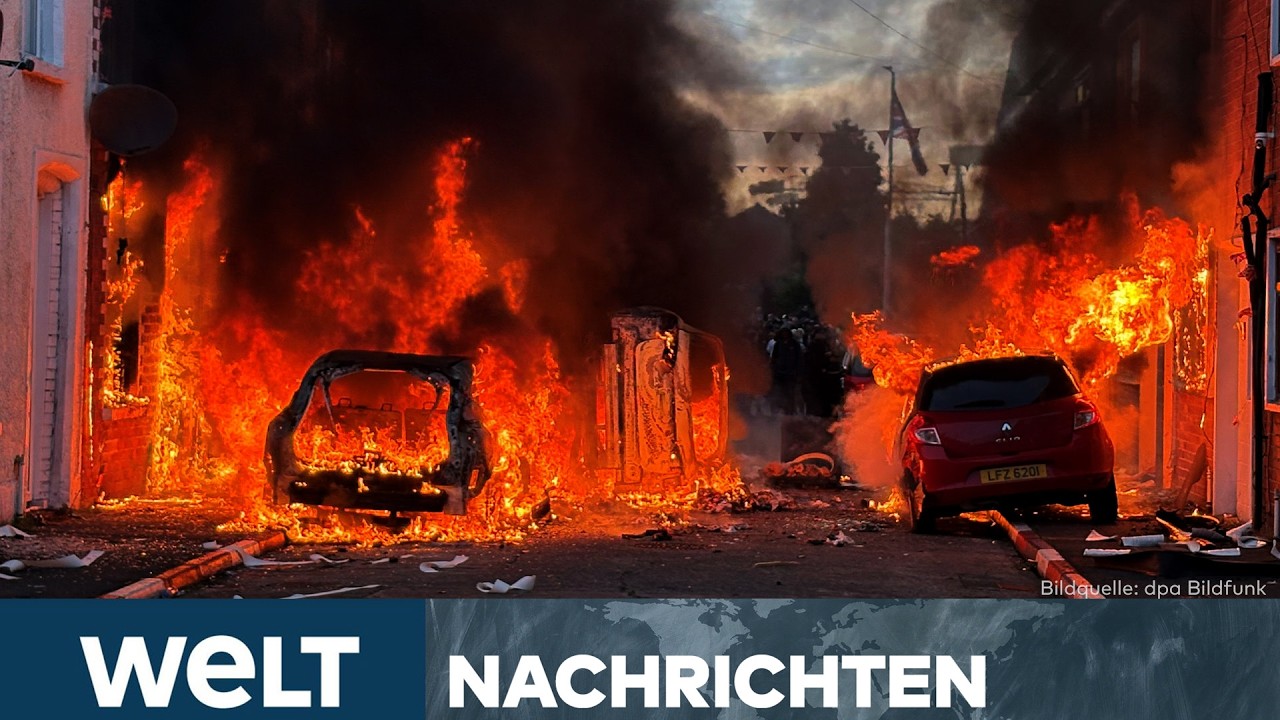ESKALATION IN BELFAST: Polizei wappnet sich für weitere Nacht rassistischer Randale | STREAM
