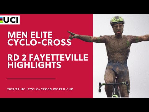 Велоспорт Round 2 Men Elite Highlights | 2021/22 UCI CX World Cup — Fayetteville