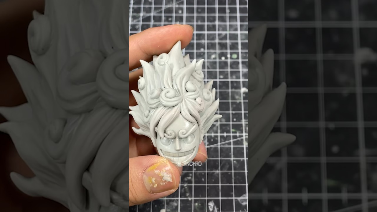 GEAR 5 Luffy sculpting one piece 1071 #onepiece #gear5 #sculpting