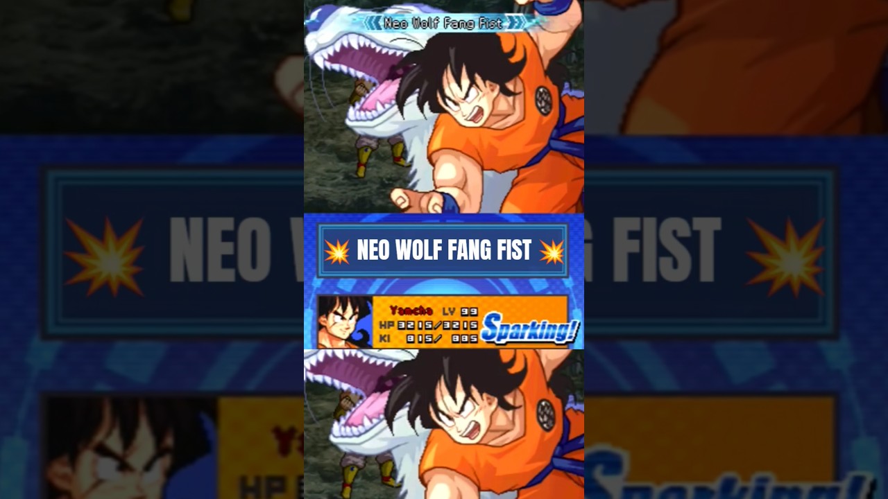 Yamcha’s Strongest Move vs Broly 🔥 Neo Wolf Fang Fist | Dragon Ball Z RPG