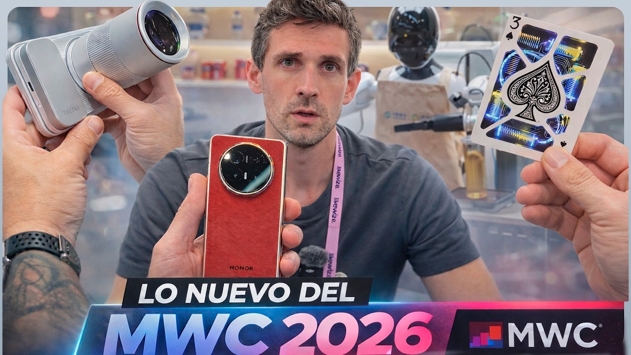 ¡El MWC 2026 está LOCO! 🤯 Robots, móviles increíbles y gadgets que no esperabas