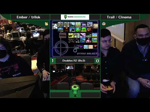 CT GamerCon 6 - Ember/trilok (Red) vs. Trail/Cinema (Blue) - Melee Doubles WR2