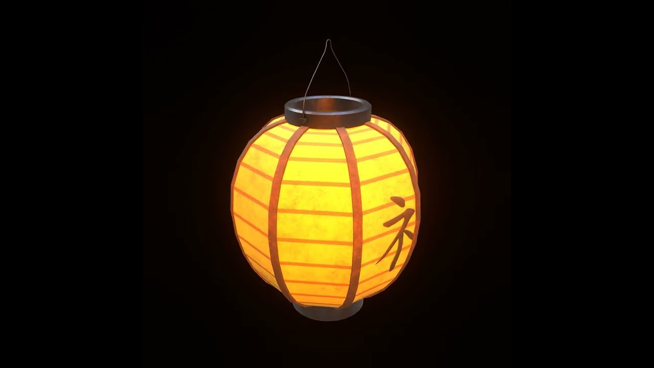 Chinese Lantern 4 (3D model) - Ngchipv