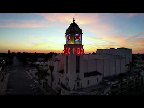 Fox Theater Bakersfield California During Sunset