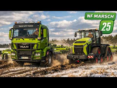 1000 PS gegen den Winter! ❄️🚜 Gigantische Tiefenlockerer im Einsatz | NF Marsch #99 | LS25
