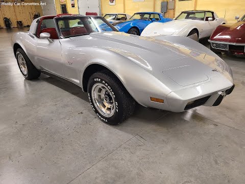 1979 Silver Corvette Hot Rod For Sale Video