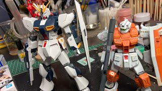 エントリーグレード　νガンダムを組んだらかなりデカイ？ライブ配信です