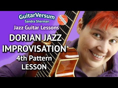 Dorian Jazz Guitar Licks - 4th Pattern - Dorian Scale Guitar Licks
