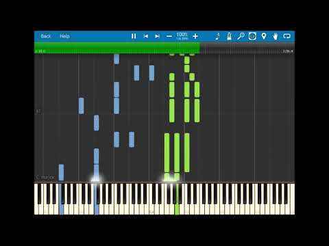 Taylor Swift - Don't Blame Me - Synthesia Piano Tutorial