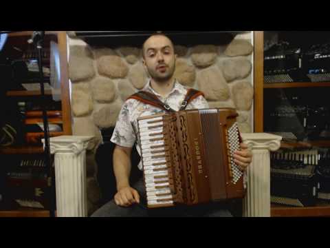 BRAN68W96MW - Mahogany Brandoni 68W Piano Accordion LMMM 34 96 $7999