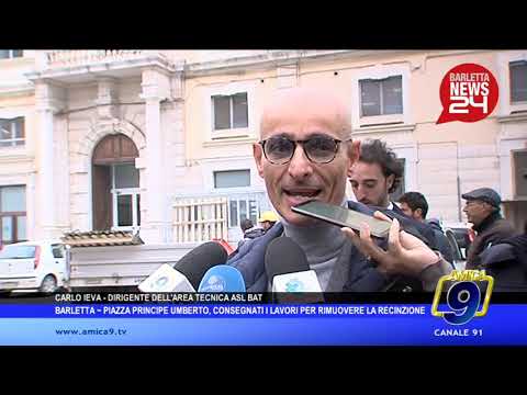 BARLETTA ~ PIAZZA PRINCIPE UMBERTO, CONSEGNATI I LAVORI PER RIMUOVERE LA RECINZIONE