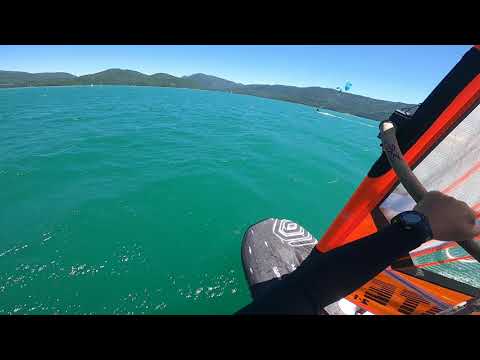 Die erste Fahrt mit dem x91Foil Slalom von I-99 Cesare Cantagalli Boards und Sailloft Ultimate Foil