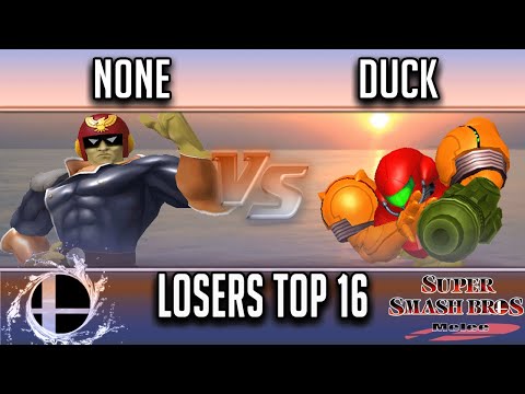 Smash'N'Splash 4  LOSERS TOP 16 - ALG | n0ne (Falcon, Ganondorf) vs  Duck (Samus)