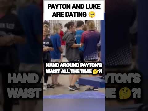 The WAY Luke has his hand around Payton Delu's waist?!😳🥺 #shorts #trending #trend #cute #love #fyp