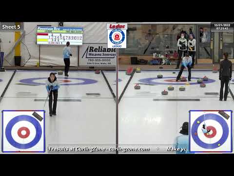 Seungyoun Ha vs. Michelle Hartwell - Draw 1 - Curling Stadium Alberta Curling Series #3